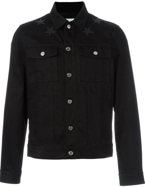 givenchy star patch jeans|givenchy denim jacket.